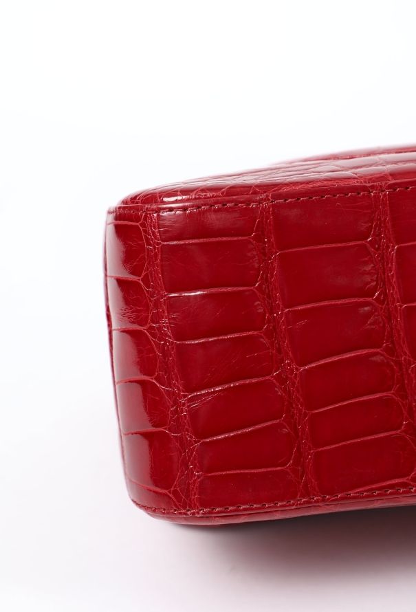 Chanel Jumbo Timeless Bag in Red Alligator – Bespoke Order - 9