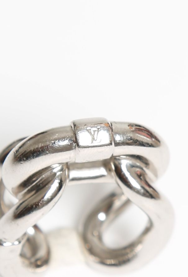 Louis Vuitton Silver Chainlink Ring - 4