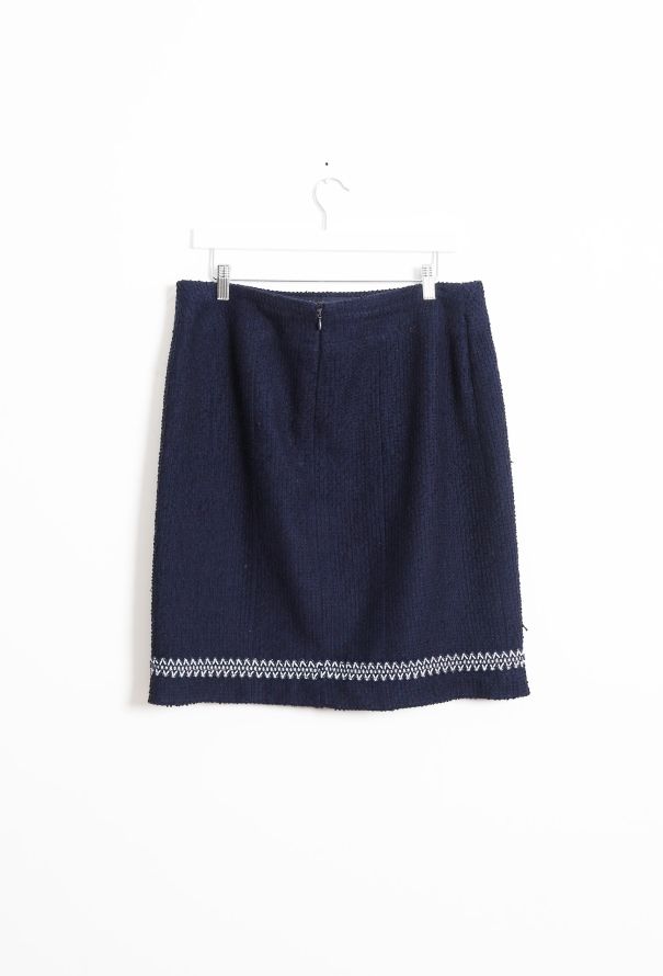 Chanel 1994 Bouclé Tweed Skirt - 8