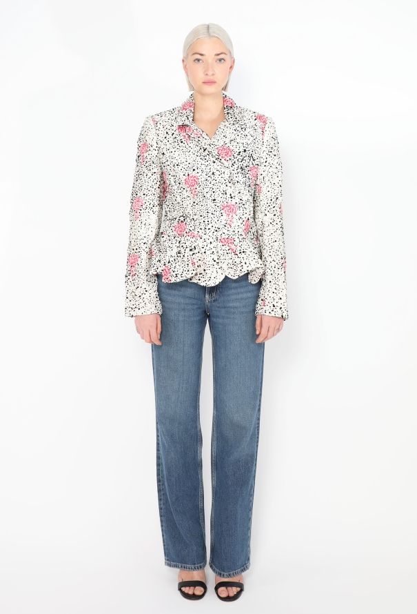 Balenciaga Resort 2010 Embroidered Peplum Jacket - 3