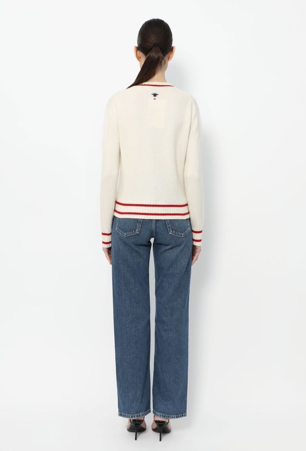 Dior 2020 Graphic Cashmere Sweater - 3