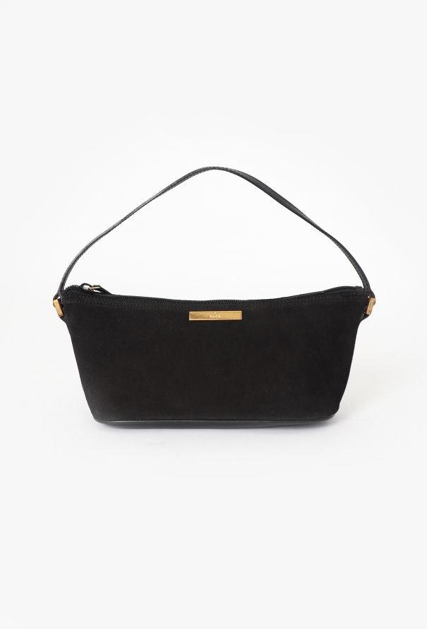 Gucci '90s Suede Boat Bag - 1