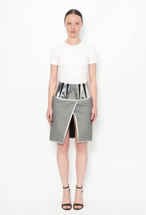 Balenciaga F/W 2008 Metallic Trim Skirt - 1