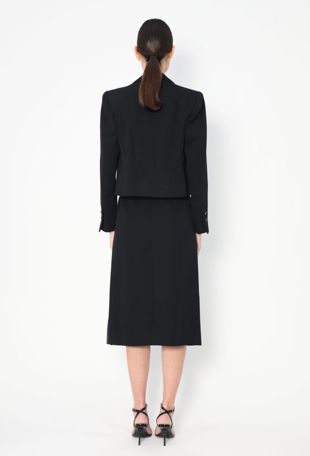 Saint Laurent Vintage Notched Smoking Ensemble - 8