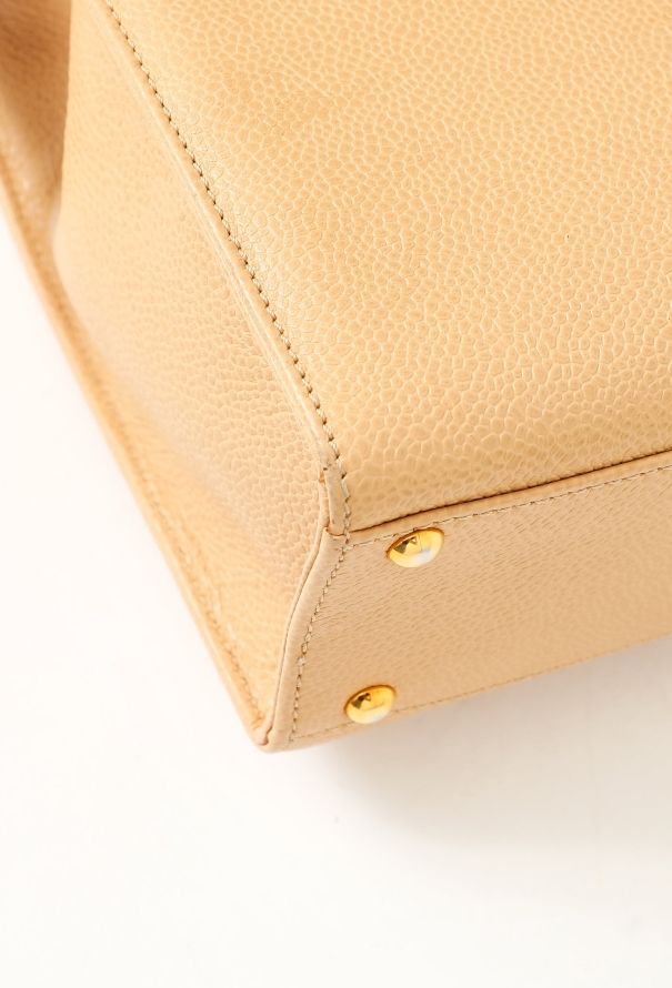 Chanel '90s Caviar Grand Shopping Tote Bag - 9