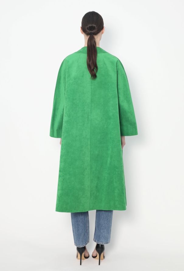 Halston Early '70s Ultrasuede Swing Coat - 5