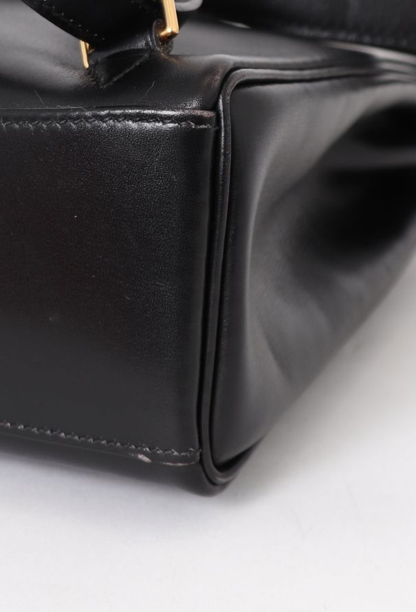 Hermès Vintage Black Box Kelly Ado 20 Backpack - 11