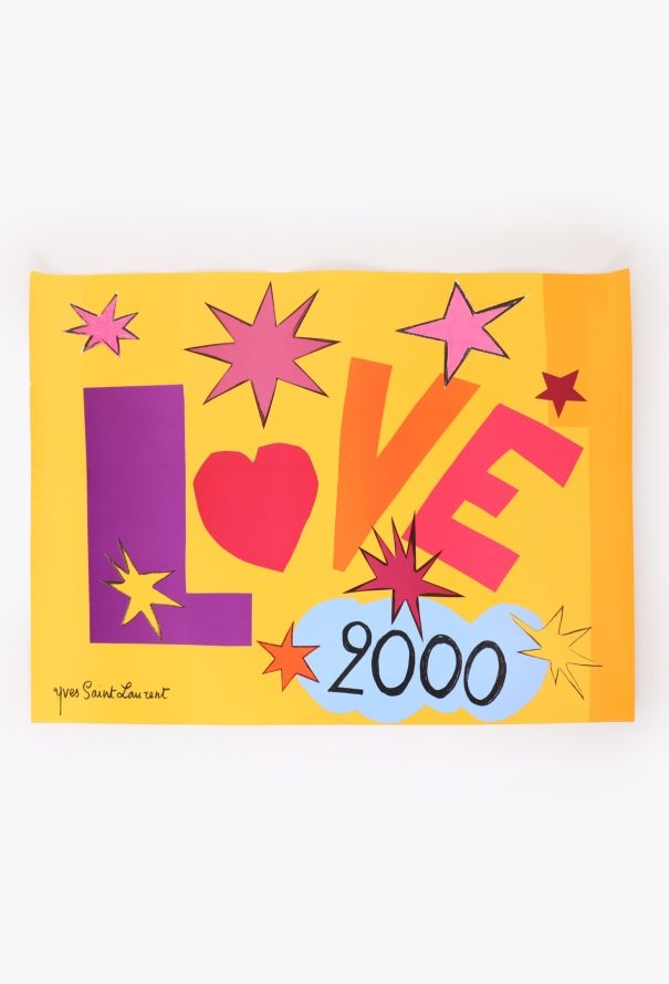Saint Laurent Original Love Poster, 2000 - 1