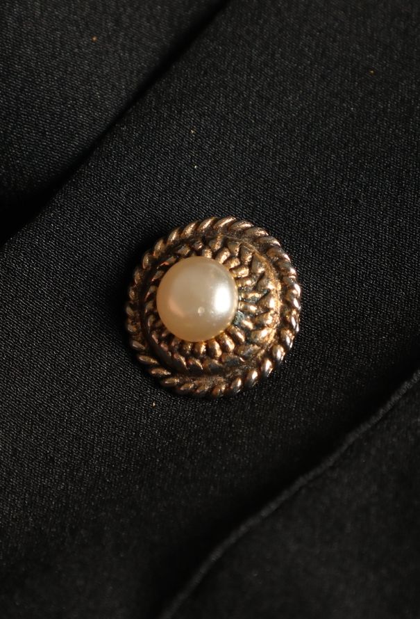 Chanel Rare Fall 1983 Pleated Silk Dress - 8