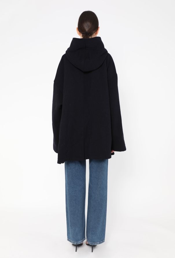 Romeo Gigli '90s Oversized Hooded Coat - 7