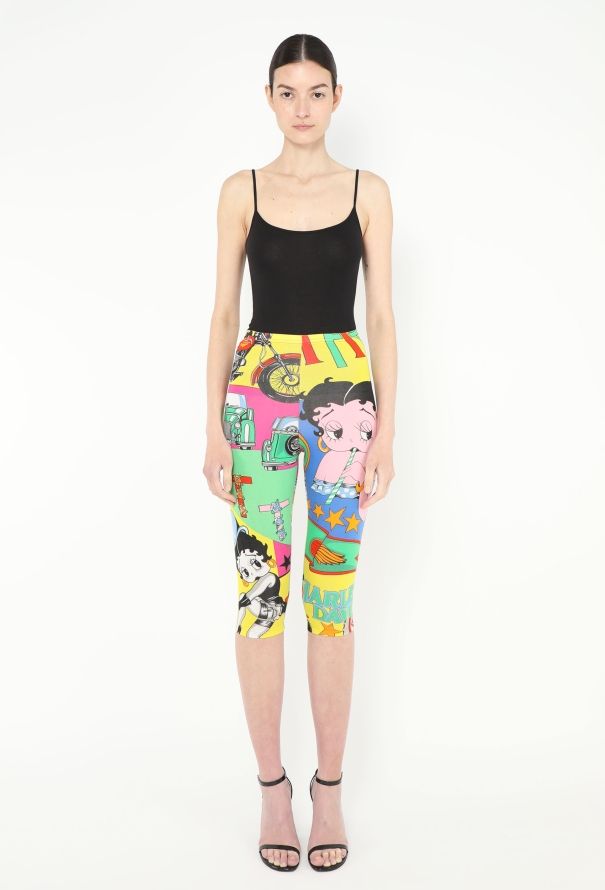 Gianni Versace 1991 Betty Boop Pop Art Capris - 3