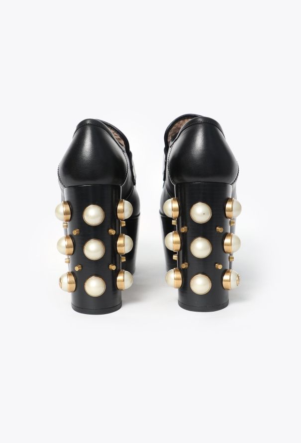 Gucci 2018 Vegas Pearl Platform Loafers - 4