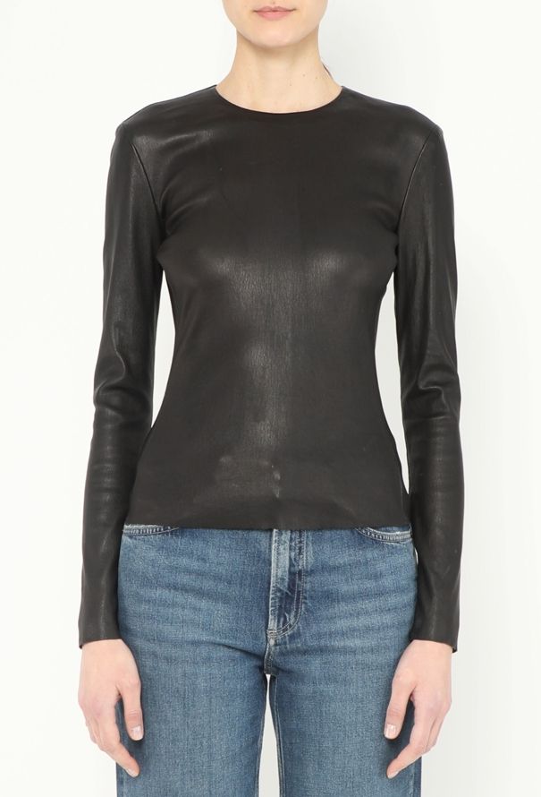 Céline 2010 Lambskin Fitted Top - 1