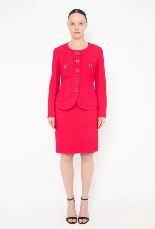Chanel Collector 1990 Bouclé Tweed Ensemble - 4