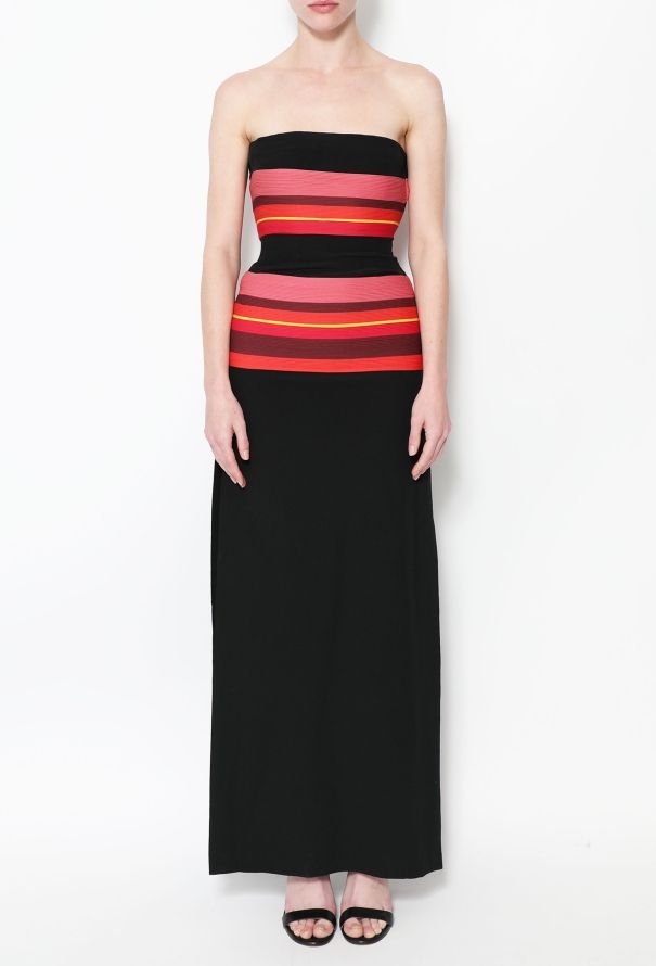 Madame Grès HAUTE COUTURE 1976 Bayadère Gown - 3