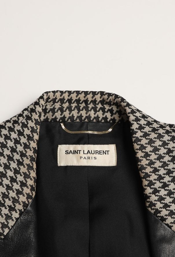 Saint Laurent S/S 2014 Houndstooth Blazer - 6