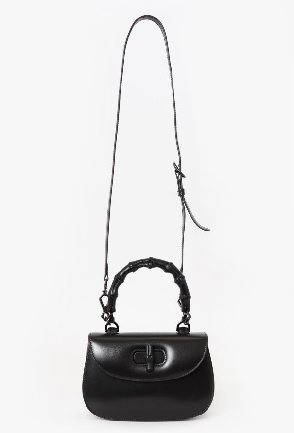 Gucci Black Bamboo 1947 Bag - 2