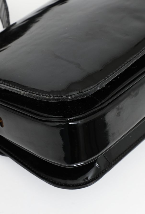 Céline Vintage Crécy Patent Bag - 9