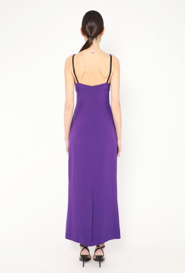 Dolce & Gabbana Late '90s Silk Décolleté Gown - 4