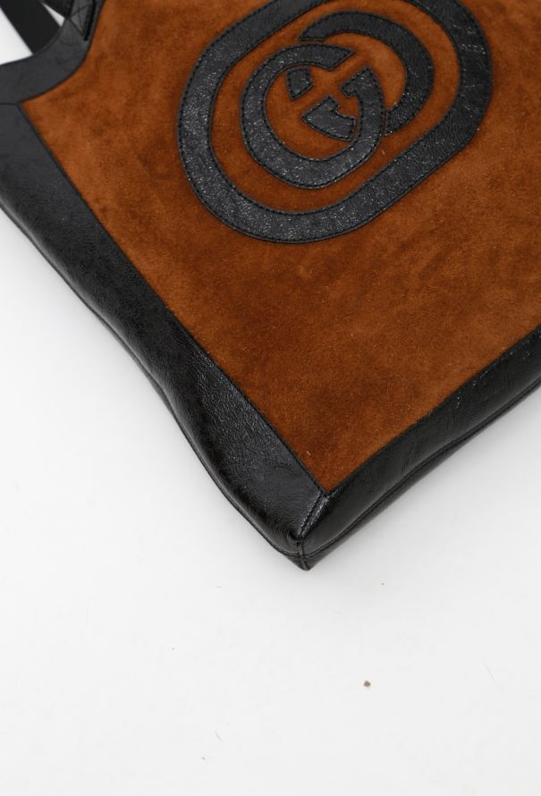 Gucci S/S 2018 Ophidia Suede Tote Bag - 6