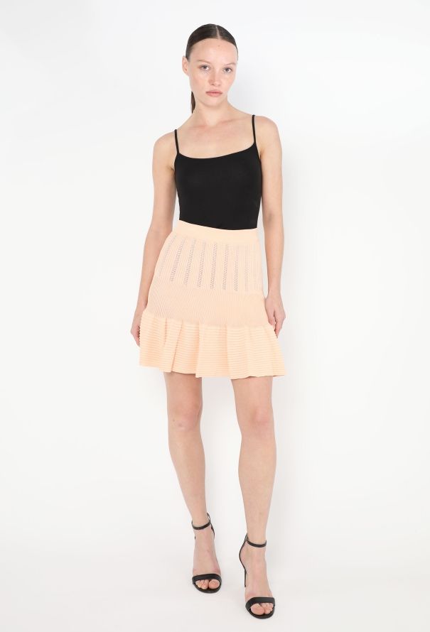 Alaïa Early '90s Fluted Knit Skirt - 4