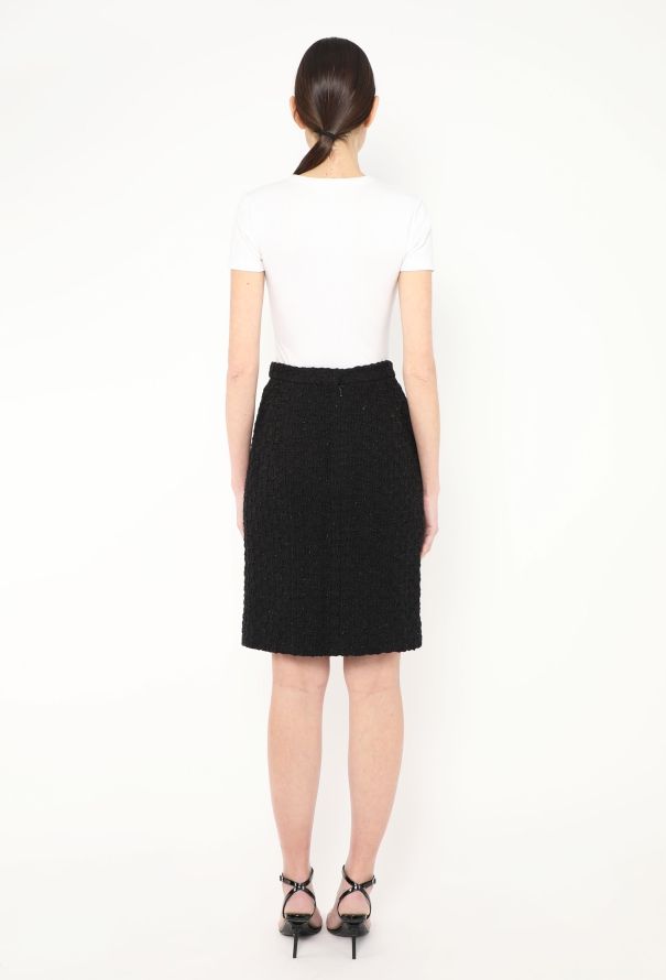 Chanel Resort 2021 Embroidered Tweed Skirt - 5