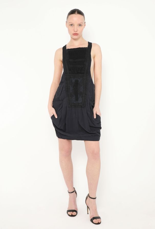 Balenciaga ICONIC S/S 2002 Le Dix Ruched Cargo Dress - 1