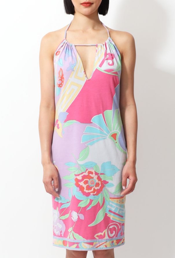 Leonard Floral Halter Dress - 3