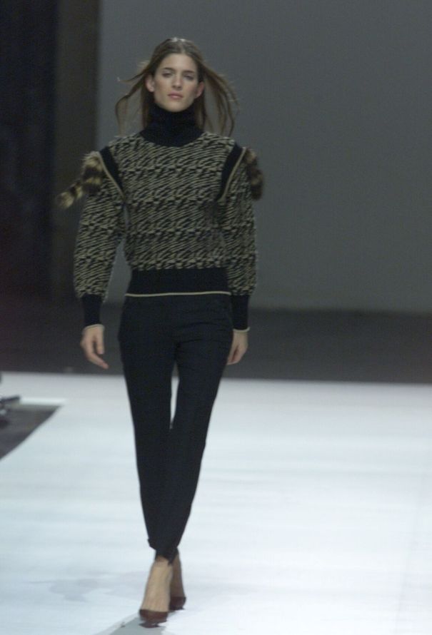 Balenciaga RARE F/W 2000 Cashmere Fur Sweater - 2