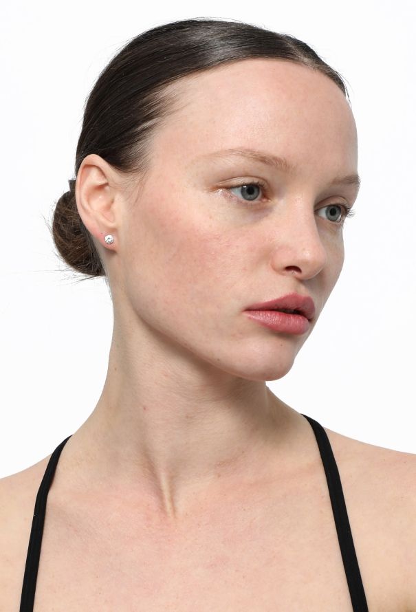 Vintage Fine Jewelry 18k White Gold & Diamond Earrings - 2