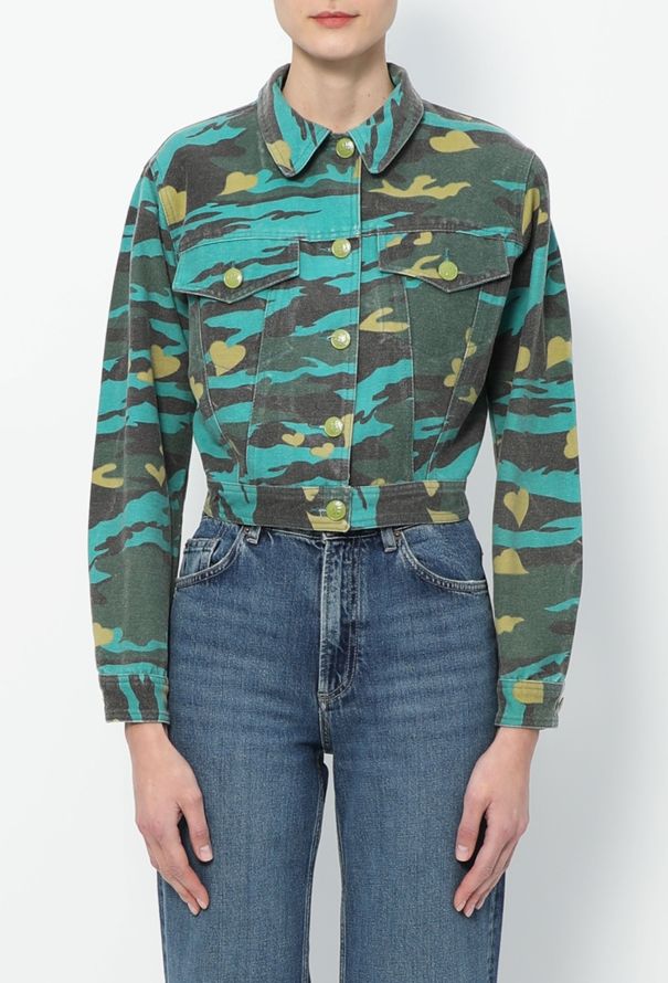 Jean Paul Gaultier 1989 Camouflage Cropped Jacket - 1
