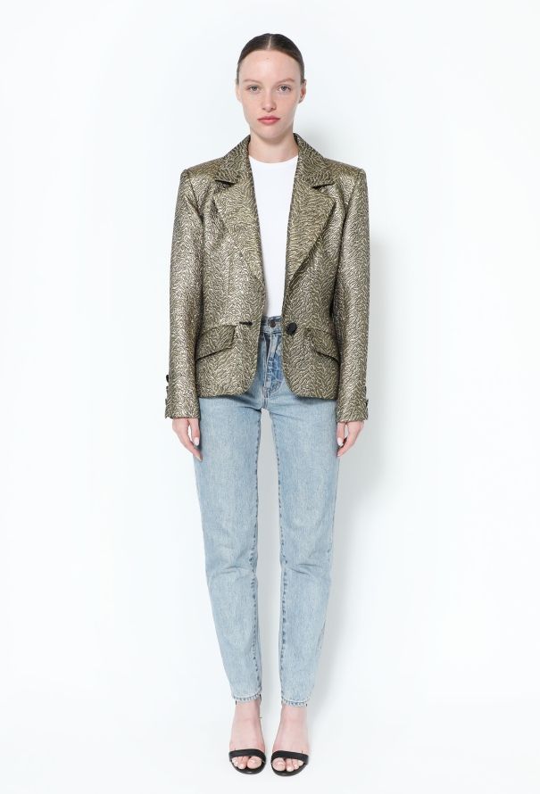 Saint Laurent COLLECTOR 1986 Brocade Skirt Ensemble - 4