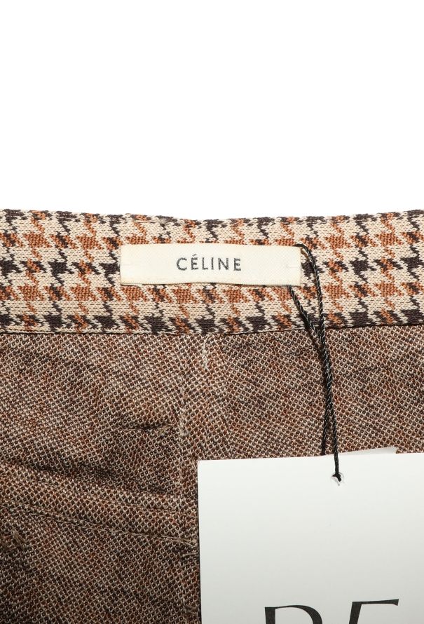 Céline Tailored Houndstooth Trousers - 5