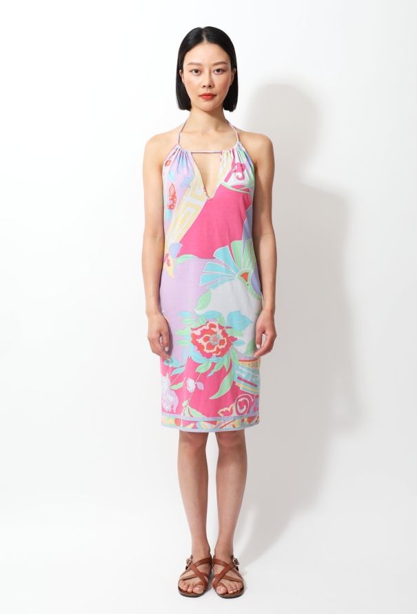 Leonard Floral Halter Dress - 2