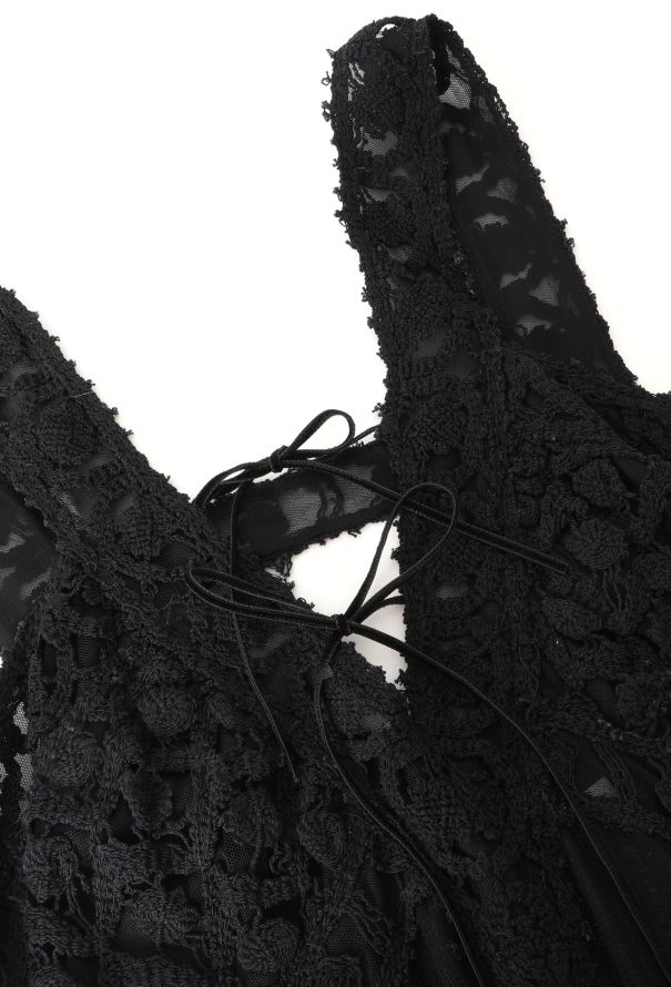 Chloé Vintage Crochet Slip Dress - 5