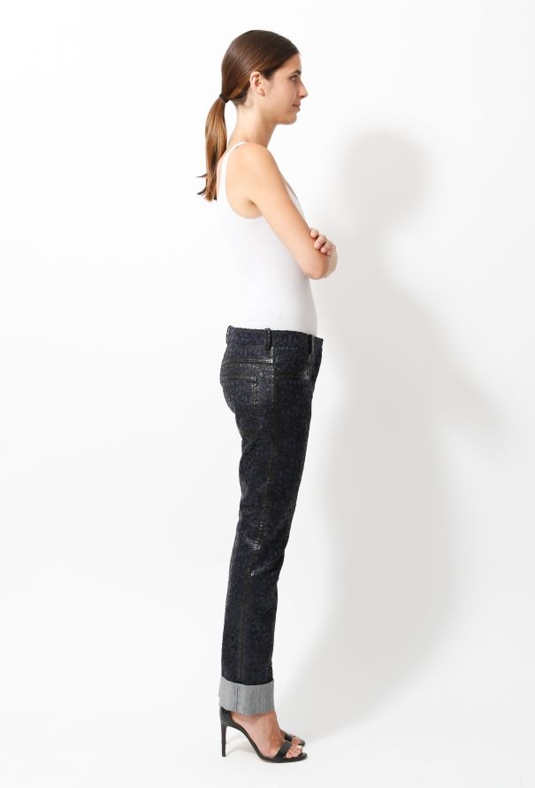 Balenciaga S/S 2011 Lace Covered Jeans - 4