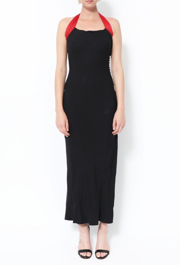 Christian Dior Stunning 1999 Chiffon Halter Dress - 3