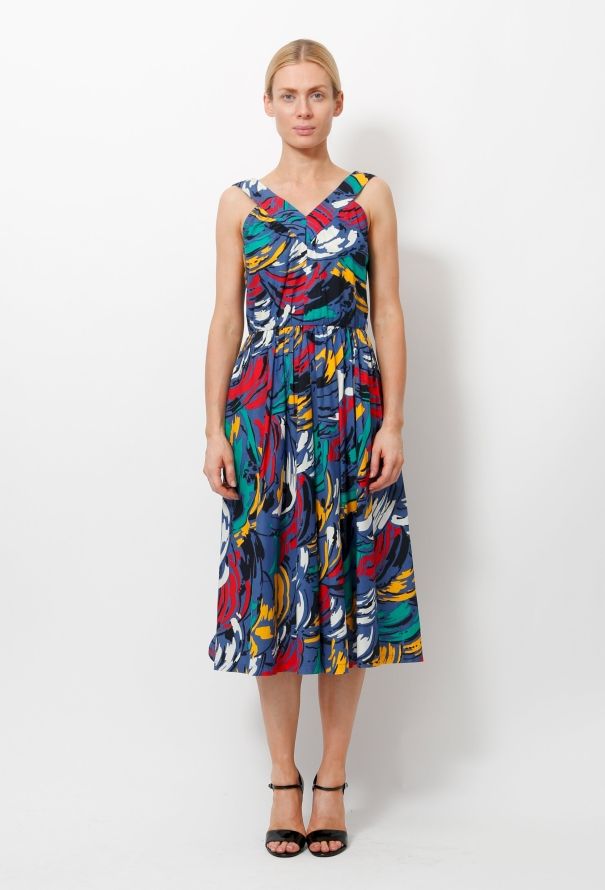 Saint Laurent S/S 1985 Summer Day Dress - 3