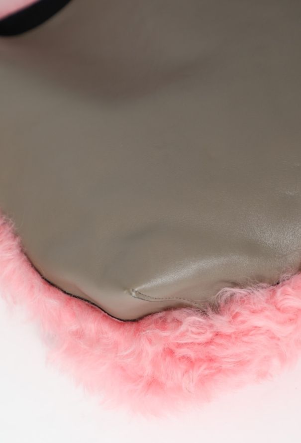 Céline Shearling Twisted Cabas Bag - 8