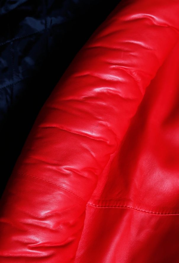 Loewe Belted Leather Puffer Coat - 8