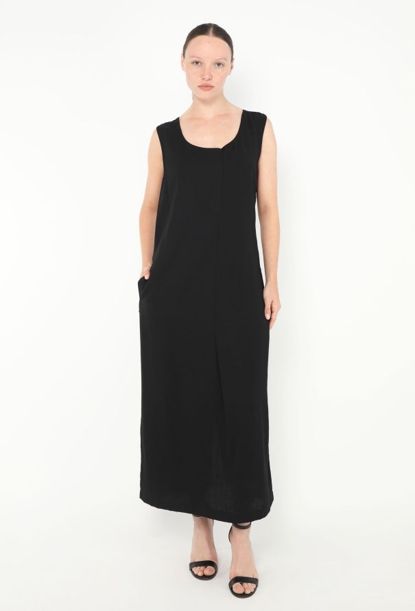 Comme des Garçons '90s Belted Twill Maxi Dress - 5