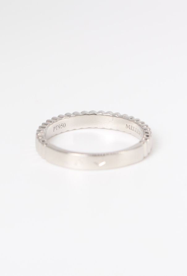 Mellerio 18k White Gold Affiniti Band Ring - 5