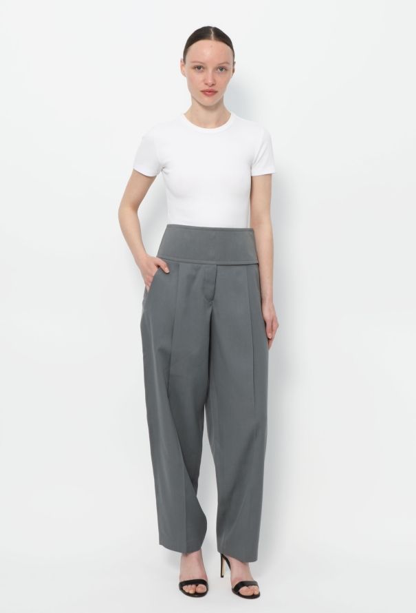 Jil Sander 2021 Tapered Wrap Trousers - 1