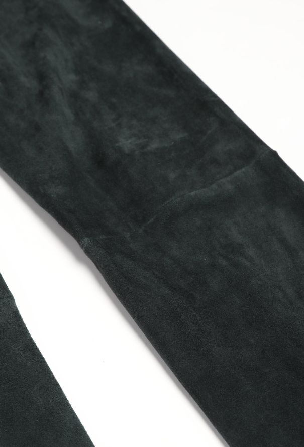 The Row Suede Leather Leggings - 6