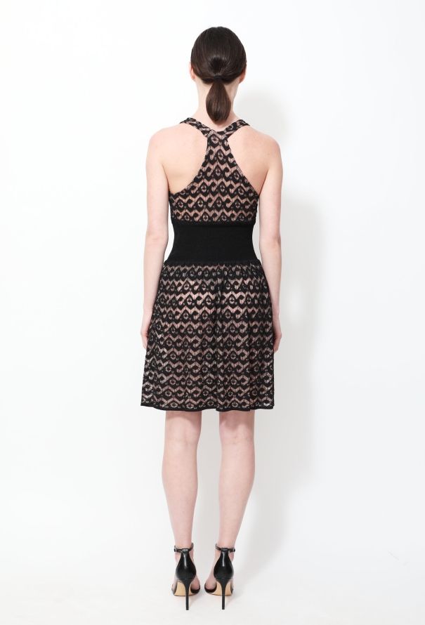 Alaïa Embroidered Lace Skater Dress - 3