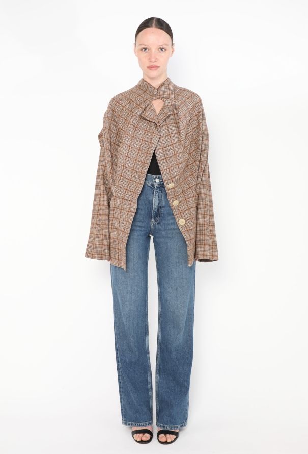 Vivienne Westwood Deconstructed Plaid Jacket - 4