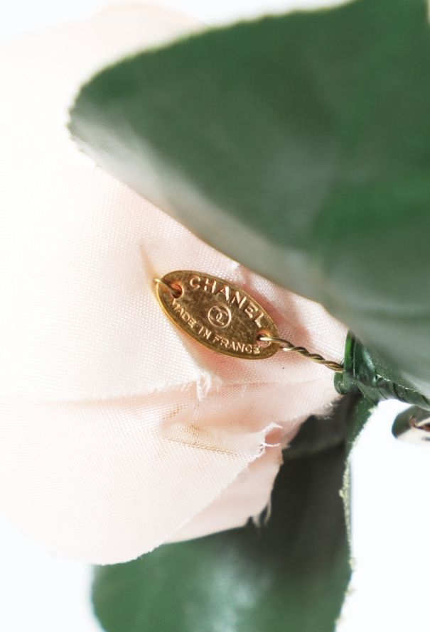 Chanel Blooming Rose & Leaf Brooch - 3