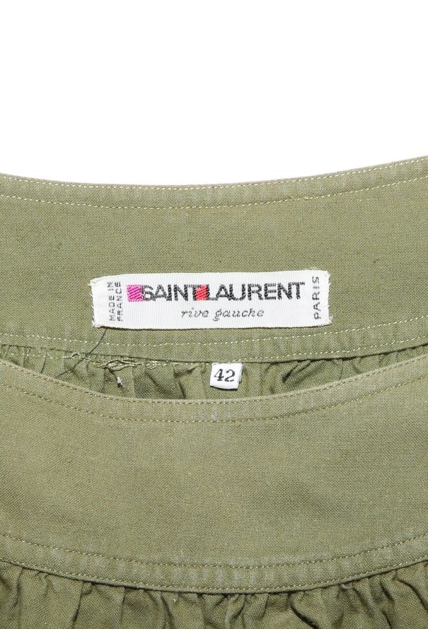 Saint Laurent Late '70s Belted Peasant Ensemble - 8