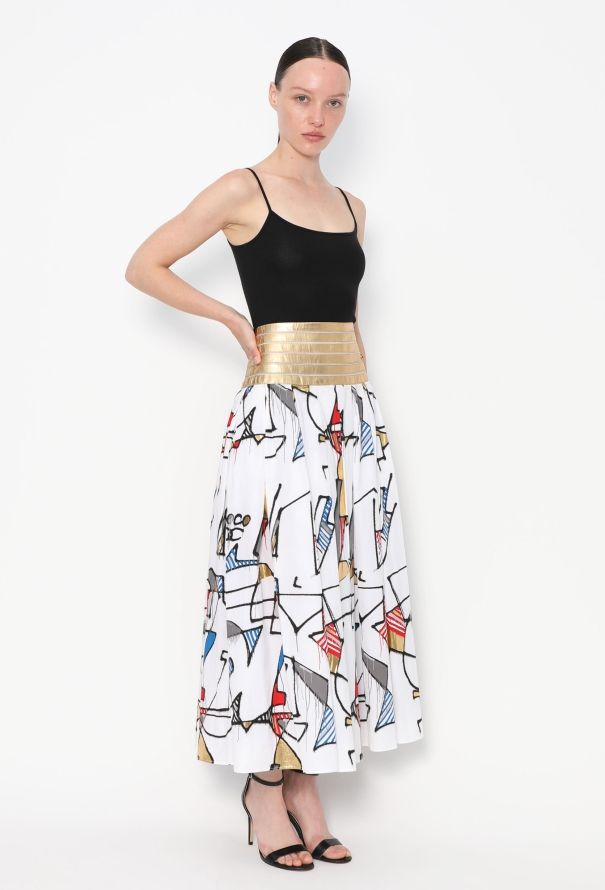 Chanel Pre-Fall 2019 Paris-New York Printed Skirt - 4
