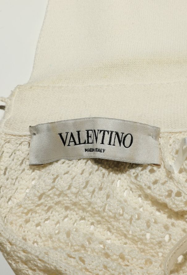 Valentino Resort 2015 Belted Pointelle Dress - 6